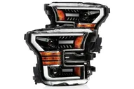 15-17 Ford F150 / 17-20 Ford F150 Raptor PRO-Series Projector Headlights Jet Black