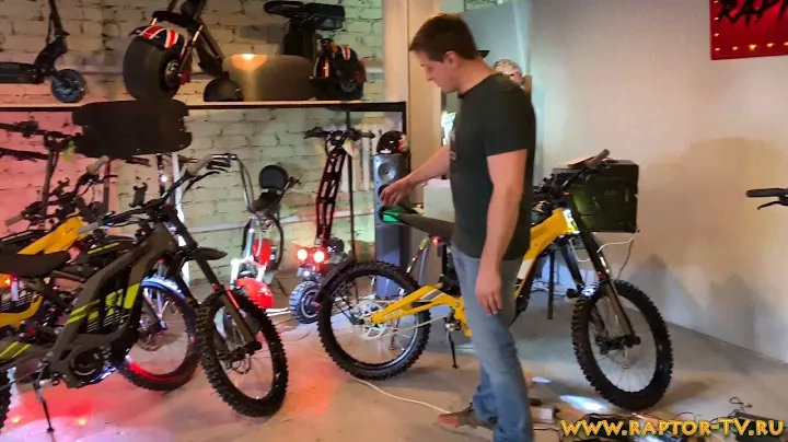 Fat Bike electro - Raptor TV BIKE V1.0 (обзор мини электро фэтбайка с замером макс скорости)