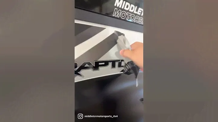 Bronco Raptor Stickers Removed !! #raptor