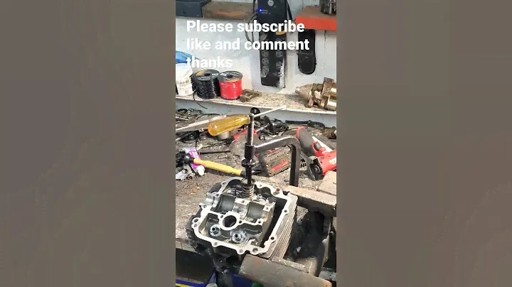setting valves yamaha raptor 660 #diy #goviral #automotive #google #atv #youtubeshorts #gokart