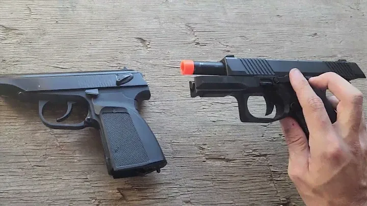 Kizuna Works KW-15K (PL-15) comparison with Raptor Grach MP443