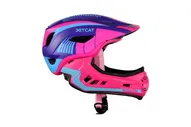 Шлем детский FullFace "JetCat" Raptor (PINK/PURPLE/BLUE) S