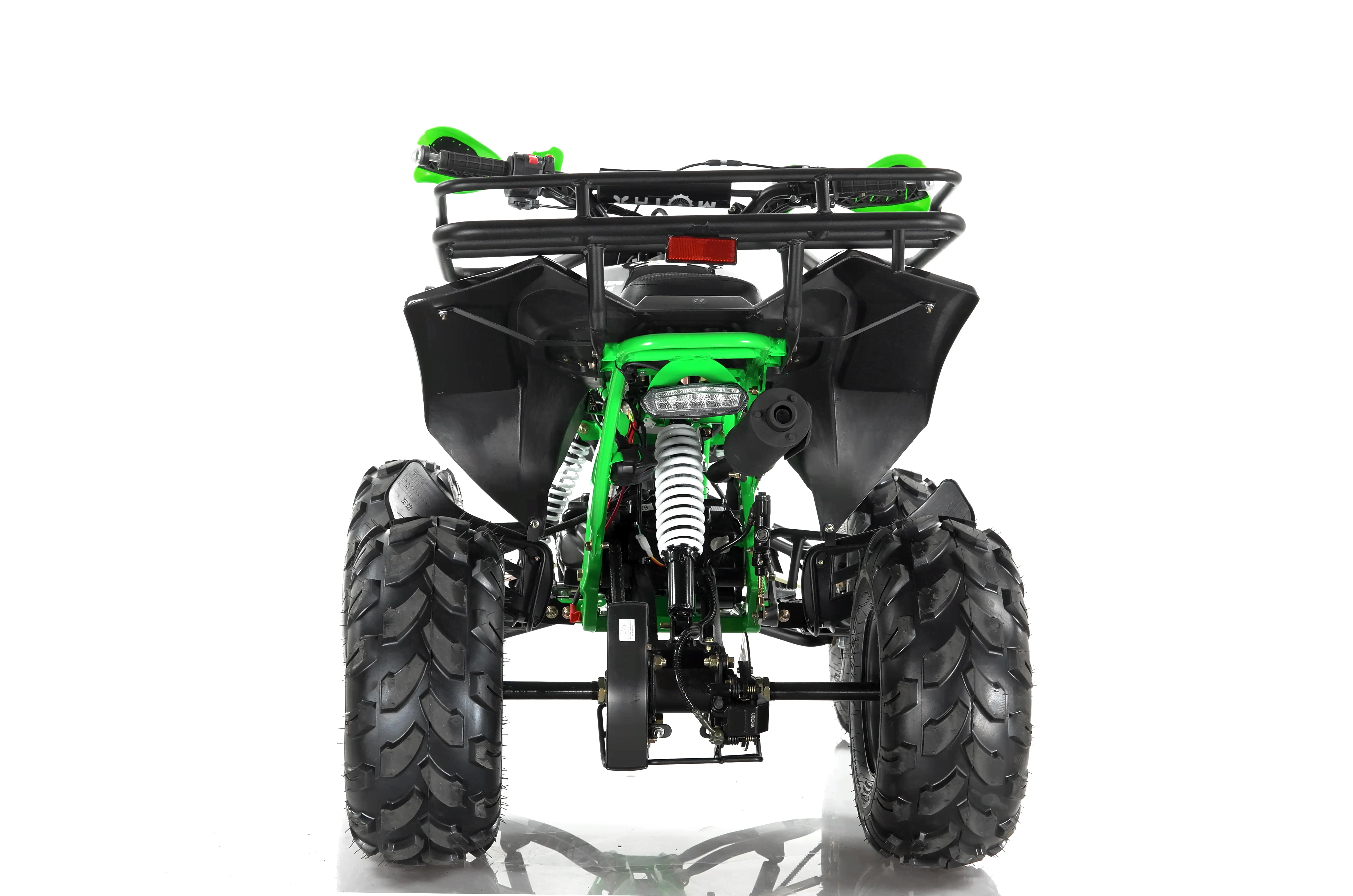 Квадроцикл Motax ATV Raptor Super LUX 125 сс Черно-зеленый-3