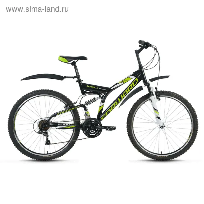 Велосипед 26" Forward Raptor 1.0, 2017, цвет чёрный, размер 16''-0