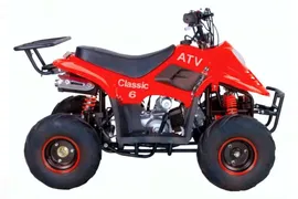 Квадроцикл Raptor 110 см3 «Красный»