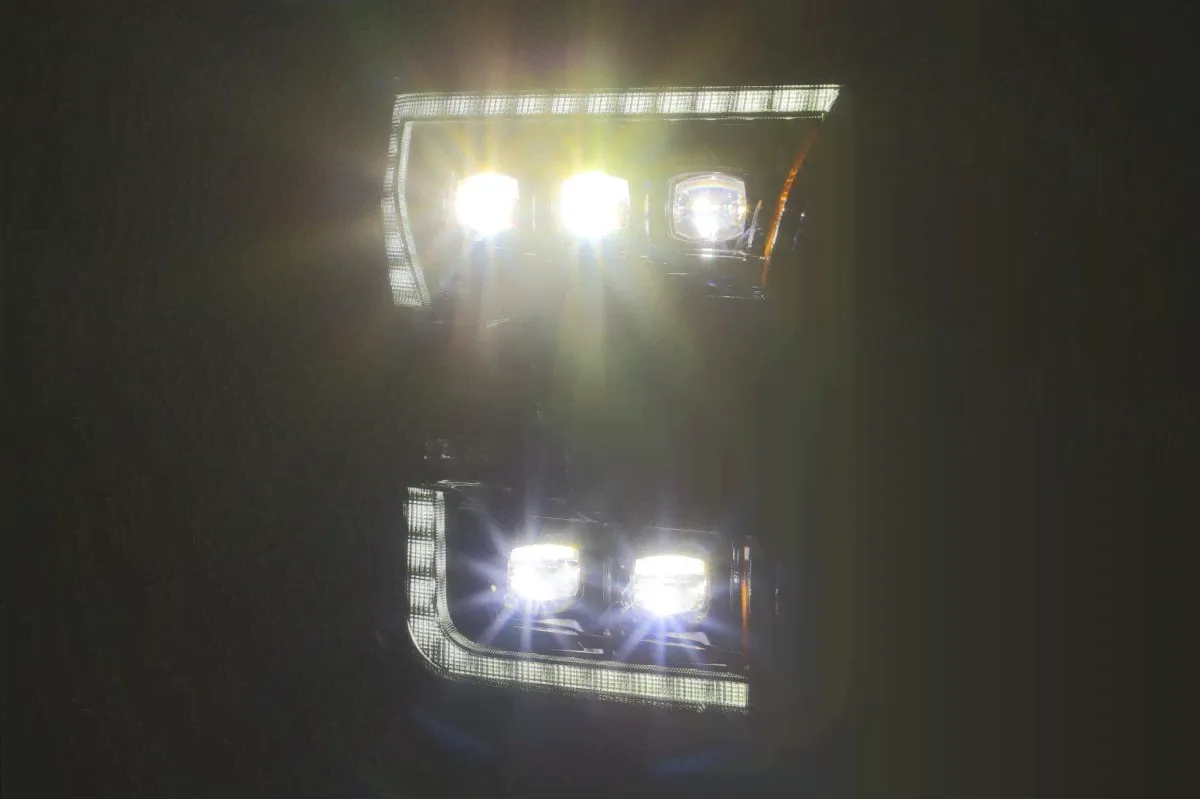 Фары Ford F150 15-17 и F150 Raptor 17-20 NOVA-серия светодиодные Black-2