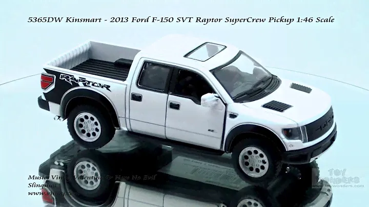 5365DW Kinsmart 2013 Ford F150 SVT Raptor SuperCrew Pickup 146 Scale Diecast Wholesale