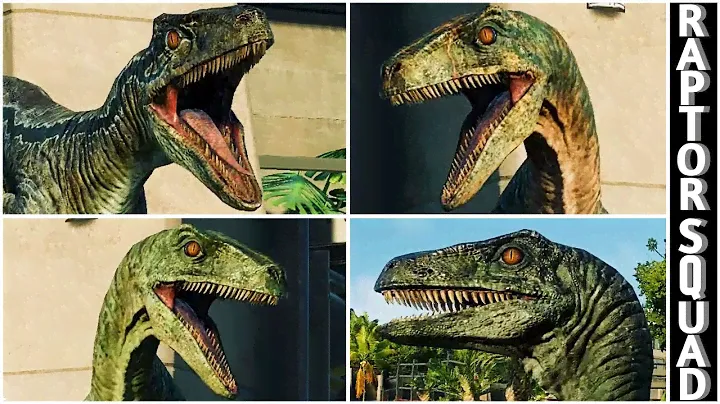 RAPTOR SQUAD (BLUE+CHARLIE+DELTA+ECHO) vs ALL CARNIVORES  | Jurassic World Evolution 2 + 100% SAVE