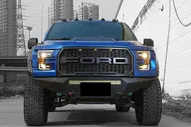 15-17 Ford F150 / 17-20 Ford F150 Raptor PRO-Series Projector Headlights Jet Black